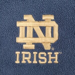 Vintage Columbia Sportswear Notre Dame Fleece Pullover Hoodie YXL Youth XL Blue